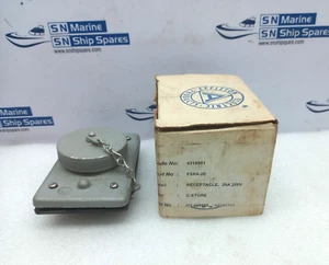 Appleton Electric FSK6-20 Receptacle & Cap 20A 250V - Picture 1 of 4