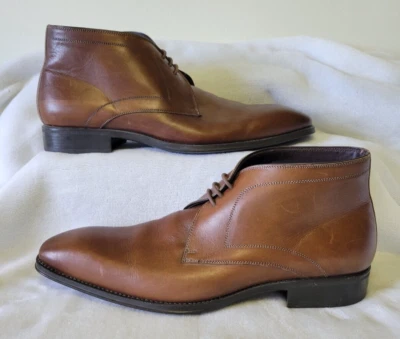Botas Chukka Mezlan Usini España Cuero Marrón Sin Cordones Talla US 10.5 M Foto 1 de 4
