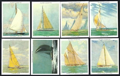 VICTORIA (REPRINTS) - RACING YACHTS (PLAYER) - FULL SET OF 25 CARDS - Image 1 of 4