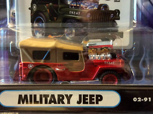 MUSCLE MACHINES  MILITARY JEEP VEHICLE   BLOWER 1/64 SCALE  --  JEEP 