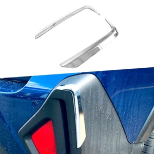 2x Chrome Rear Bumper Fog Light Cover For Subaru Crosstrek 2023 2024 Parts - Picture 1 of 6