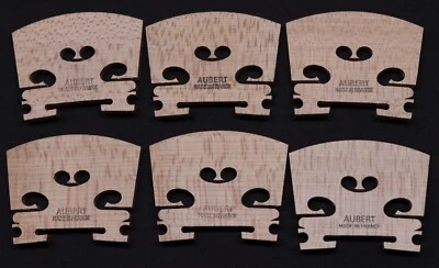 NEW ARRIVAL! 6 Pcs Aubert Made In FRANCE   Violin  4/4 bridge  41.5mm #20 - Image 1 of 4