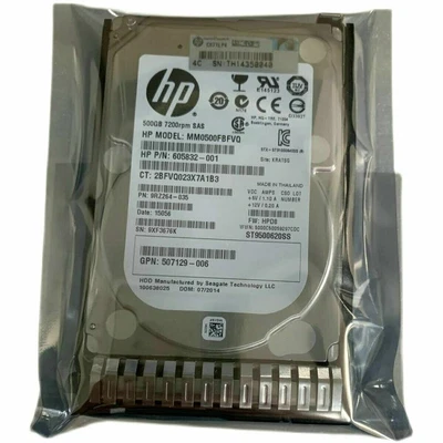 HP 652745-B21 653953-001 500GB 7.2K 2.5" 6G DP G8 SAS MDL HARD DRIVE - Image 1 of 4