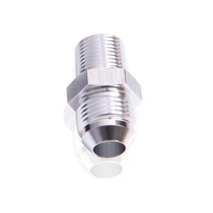Aeroflow AF816-06-08S Male Flare -6AN To 1/2" Npt Silver Adapter - Picture 1 of 1