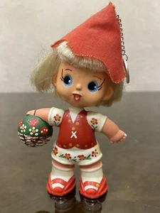 Vintage Rare USSR CELLULOID Toy Doll Girl Football, 1970's - Picture 1 of 12