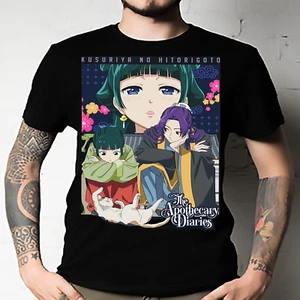 kusuriya no hitorigoto maomao T-Shirt Kawaii Kurzarm Waifu Mädchen Geschenk Shirt - Bild 1 von 4