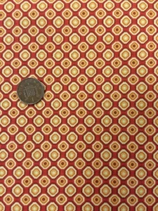 Makower - Fabric - Sarasa Geometric - Orange 526 100% Patchwork Quilting Cotton - Picture 1 of 3