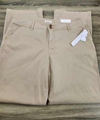 Maurices Mujer 16 Regular Bota China Pantalones de tiro medio 38x32 Beige Elastizado Nuevo con Etiquetas Foto 1 de 4