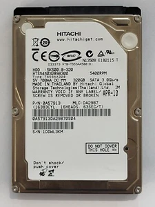 HTS545032B9A300, PN: 0A57913,MLC: DA2987, Hitachi 320Gb 2.5" HDD - Picture 1 of 2