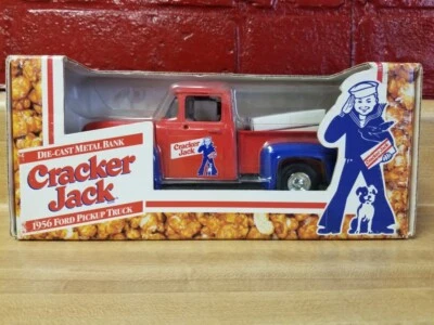 1996 Ertl 1956 Ford Pickup Truck Bank - Cracker Jack F607 - Image 1 of 4