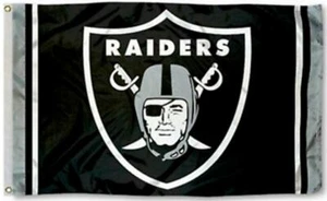Raiders FLAG 3X5 Las Vegas Raider Banner Man Cave Flag USA New - Picture 1 of 9