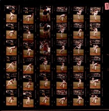 LD220 ORIG ContactSheet Photo 1990 World Series Cincinnati Reds Oakland A's Rijo