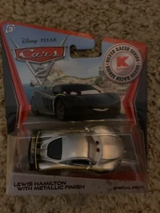 PIXAR CARS, Lewis Hamilton Silver Racers IN ORIGINAL PACKAGING - Picture 1 of 1