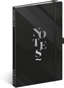 Taccuino NOTIQUE A5 - Elegante Nero con Scritta “Notes” - Foto 1 di 4