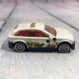 2003 Matchbox Mickey Mouse Clubhouse City Police Car White 1:64 Thailand Base - Picture 1 of 6