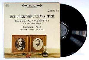 Bruno Walter - Symphony No. 8 / Symphony No. 5 (1960) Vinyl LP • Schubert - Foto 1 di 2