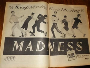 'Madness' band, double page 1984 NME advert original - Bild 1 von 1