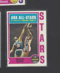 1974-75 TOPPS BASKETBALL #185 WILLIE WISE A.S.   EX - Picture 1 of 1