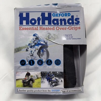 OXFORD Hot Hands Motorcycle ATV Essential Heated Over Grips OF694 - Image 1 of 3