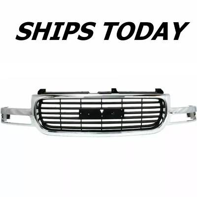 NEW Grille For 1999-2002 GMC Sierra 2000-2006 GMC Yukon GM1200430 SHIPS TODAY - Image 1 of 4