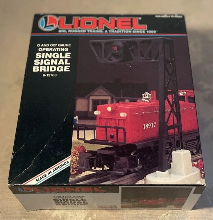 Lionel 6-12763 Single Signal Bridge O O27 Gauge