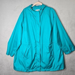 Woman Within 26W Plus Size Jacket Spring Long Sleeve Pockets Full Zip Closure Ho - Picture 1 of 10