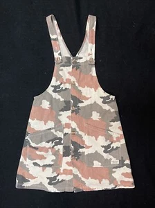 Zara Girl Camo Pink Overall Skirt  Size 10/140 Cm Excellent Conditions - Picture 1 of 10