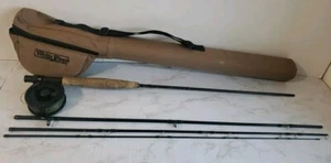 Fly Fishing Rod With White River Case SLV-5-90-4 9' 5wt.  - Picture 1 of 17
