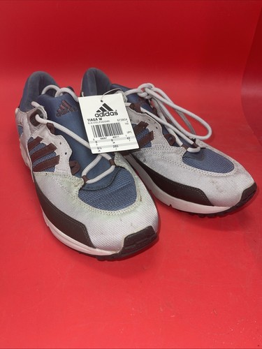 Scarpe da corsa Adidas donna Tiaga W grigio blu taglia 9 5