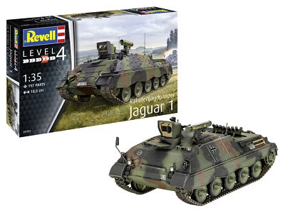 Raketenjagdpanzer Jaguar 1 Tank 1:35 Plastic Model Kit REVELL - Immagine 1 di 4