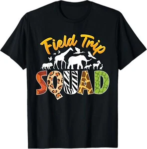Zoo Field Trip Squad Matching Teacher Students Boys Girls T-Shirt - Picture 1 of 18