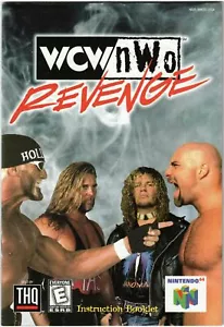 WCW/NWO Revenge (Nintendo 64, 1998) folleto de instrucciones SOLO - Imagen 1 de 2