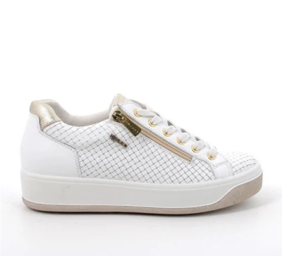 IGI&CO SCARPE SNEAKER CON ZEPPA INTERNA DA DONNA BIANCO 3657000 DAL 35 AL 40 NEW - Immagine 1 di 3