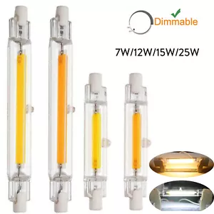 R7s LED 78mm 118mm 25W 15W 12W 7W Dimmable Bulb Ceramic Glass Tube Light Lamp EM - Picture 1 of 20