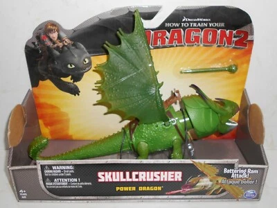 Spin Master DreamWorks Dragons SKULLCRUSHER Green How to Train Your Dragon 2 NiB - Image 1 of 4