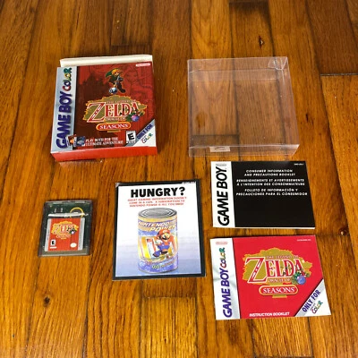 Legend of Zelda Oracle of Seasons (Nintendo Gameboy Color 2001) GBC Complete Box - Image 1 of 4
