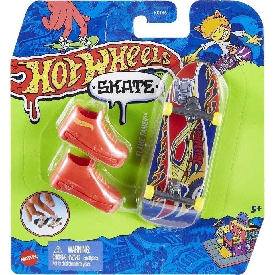 Hot Wheels Skate Fingerboard Tony Hawk Flame Tamer HNG20 - Image 1 of 1