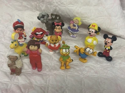 Mixed Lot Disney Mickey Mouse Cabbage Patch Kids ET Garfield Figures PVC - Image 1 of 4
