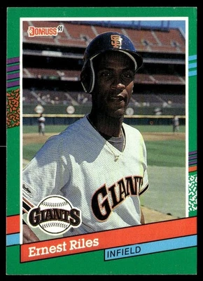 1991 Donruss Ernest Riles San Francisco Giants #461 - Image 1 of 2
