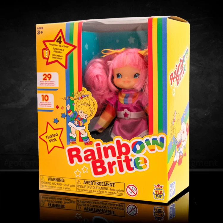 Модная кукла Tickled Pink 5,5 дюйма - Rainbow Brite Loyal Subjects - Изображение 1 из 1