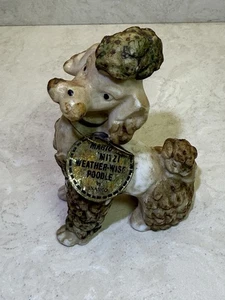 Vintage Inarco Japan Magic Mitzi Weather Wise Poodle Dog Porcelain Figurine - Picture 1 of 10