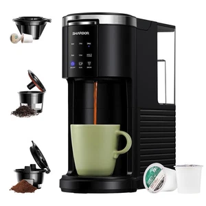 3 in 1 Single Serve Coffee Machine, K Cup Coffee Maker Compatible with Ground... - Picture 1 of 7