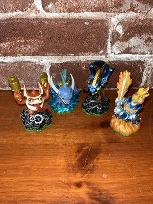 4x Skylanders Hammer Slam Bowser Dive-Clops Fiery Forge Stealth Elf Personajes Foto 1 de 4