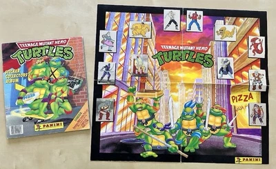 Panini Sticker Album Teenage Mutant Hero Turtles 1990 TMNT 100% Complete VGC - Image 1 of 4