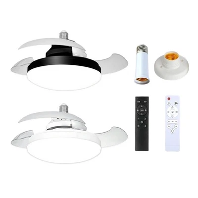 E27 LED Ceiling Garage Light Workshop Light ABS Texture Fan Light for Indoor Use - Image 1 of 4