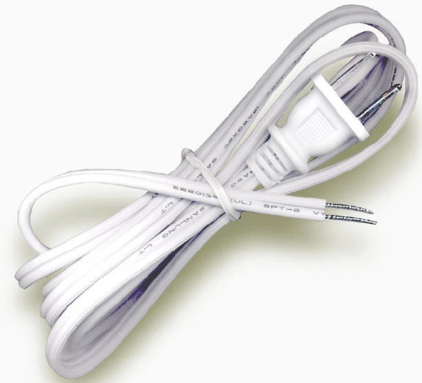 Electric Cord with Molded Plug SPT-2 Cord fully tinned - Image 1 of 1