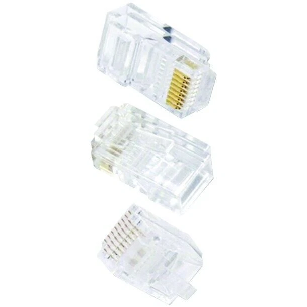 PE Ethereal 8-Pin CAT-6 Crimp Connectors, 50-Pack - Image 1 of 1
