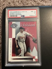 Albert Pujols 2001 Donruss Class of 2001 Rookie Crusade #RC-26, 98/300 PSA 5