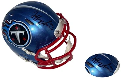 Jeffery Simmons Autographed Tennessee Titans Flash Mini Helmet (JSA) - Image 1 of 4