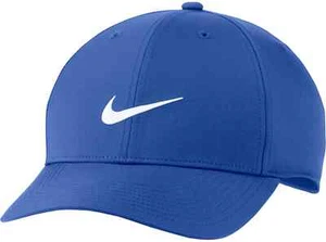 NUEVO CON ETIQUETAS Nike Legacy 91 Azul con Swoosh Blanco Gorra Ajustable DH1640 480 - Imagen 1 de 7